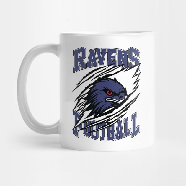 BLTM Ravens Football by Cemploex_Art